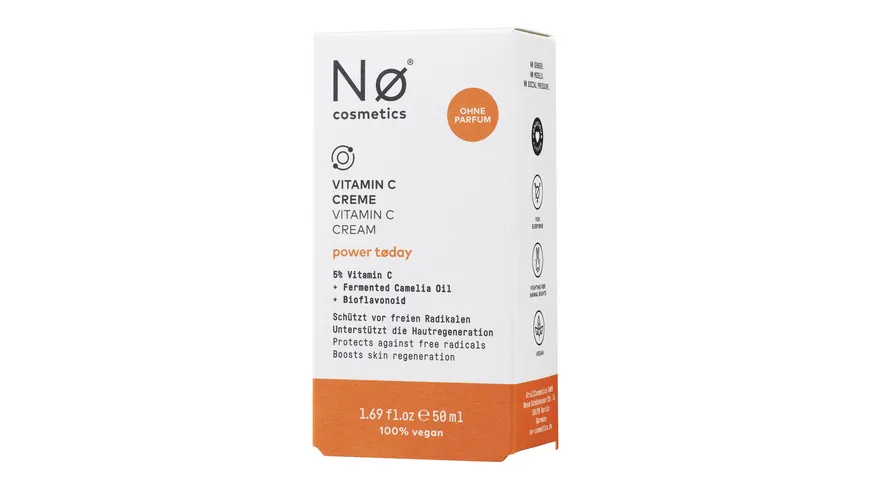 Nø Cosmetics power today Vitaminc C Creme 50 ml