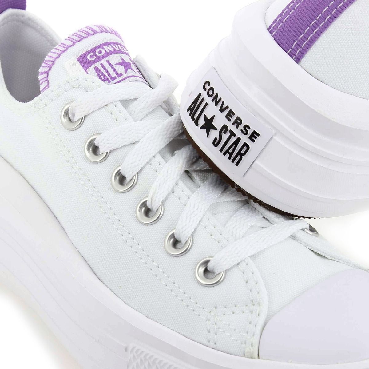 Converse  CTAS MOVE OX EV - Blanc Violet