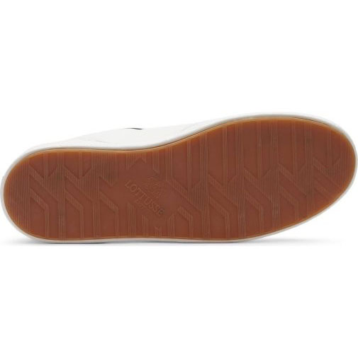 Lottusse Sneaker Aus Genarbtem Kalbsleder In Cremeweiß