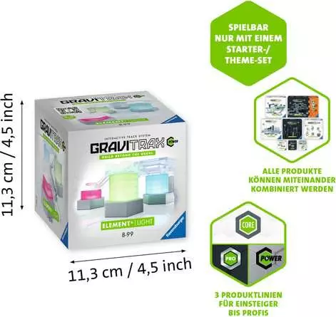GraviTrax POWER Element Light - Kugelbahn-Erweiterung für Kinder ab 8 Jahren