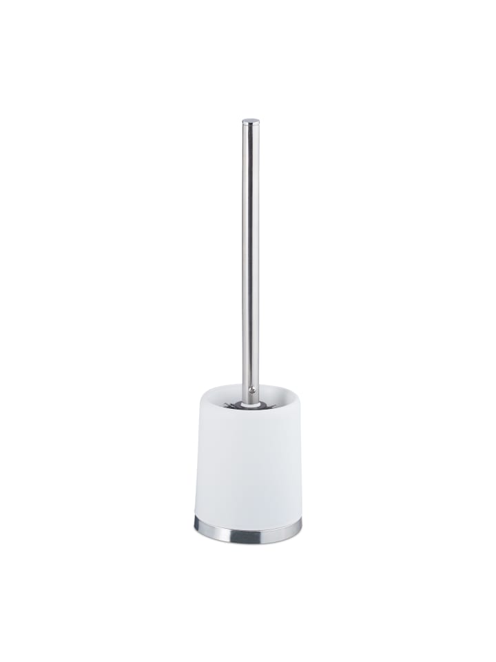 relaxdays WC-Garnitur in Weiß - (H)37,5 x Ø10 cm günstig kaufen onesize