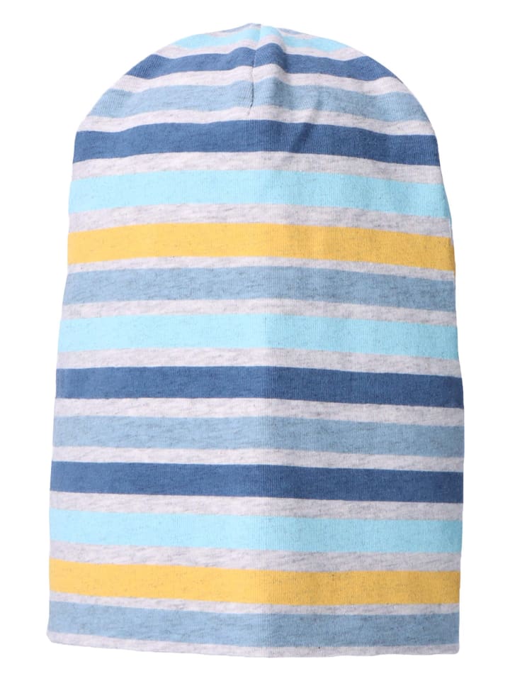 Sterntaler Beanie Streifen in mittelblau günstig kaufen