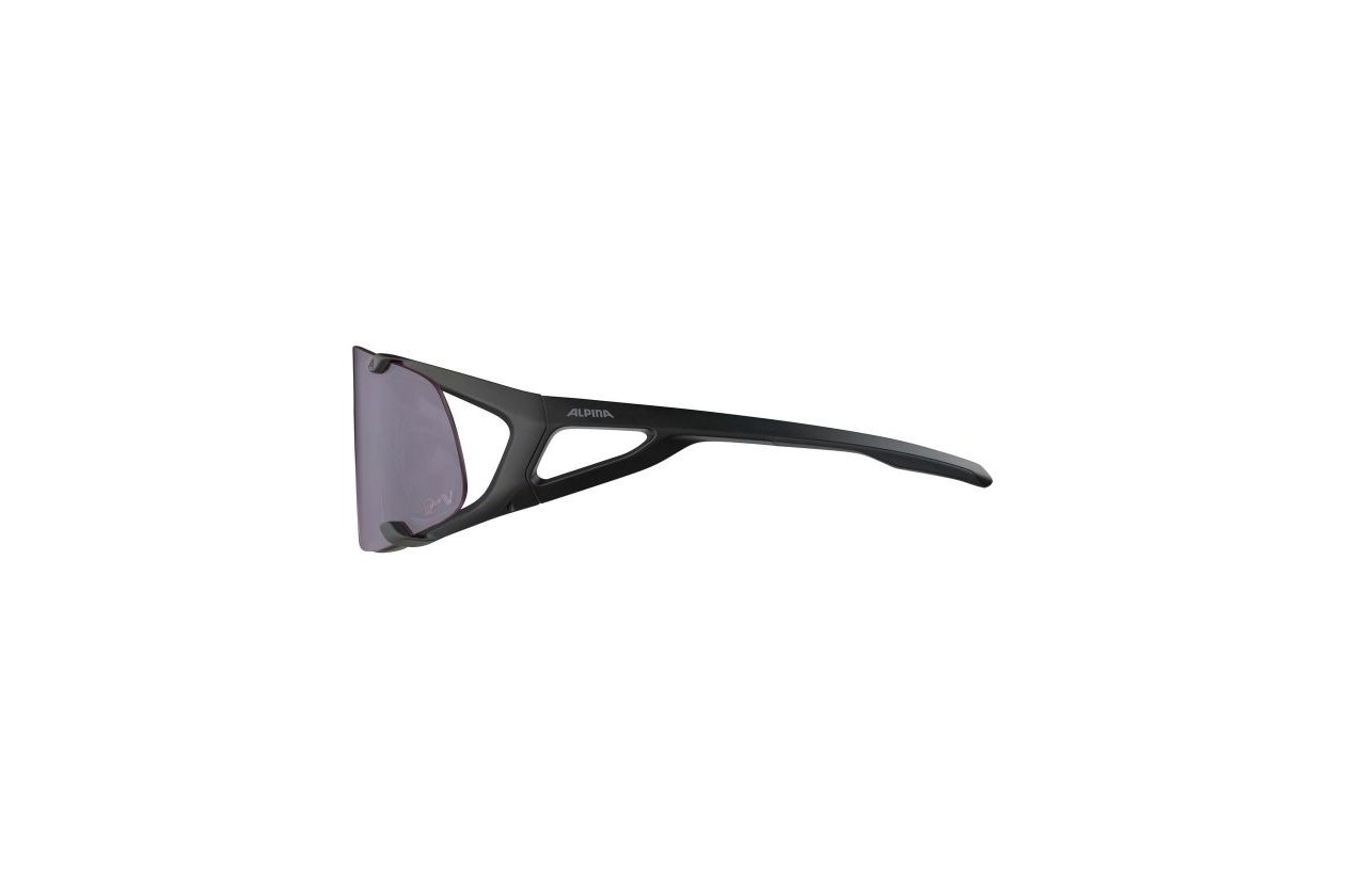 Alpina Hawkeye S Q-Lite V black matt / purple mirror lens