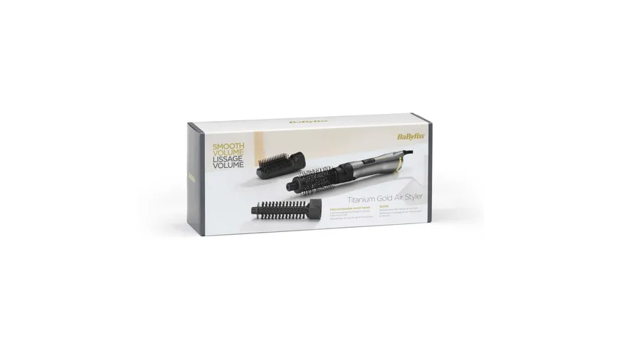 BaByliss Warmluftbürste Titanium Gold AS85TE