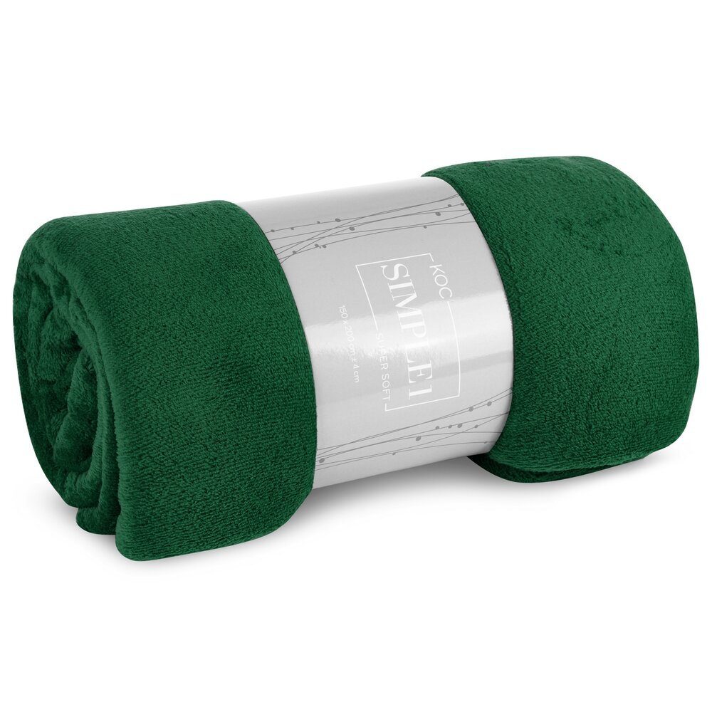 Wohndecke Simple/1, Eurofirany, Mikrofaser Decke, Tv-Decke, Sofadecke, weicher Überwurf 150x200