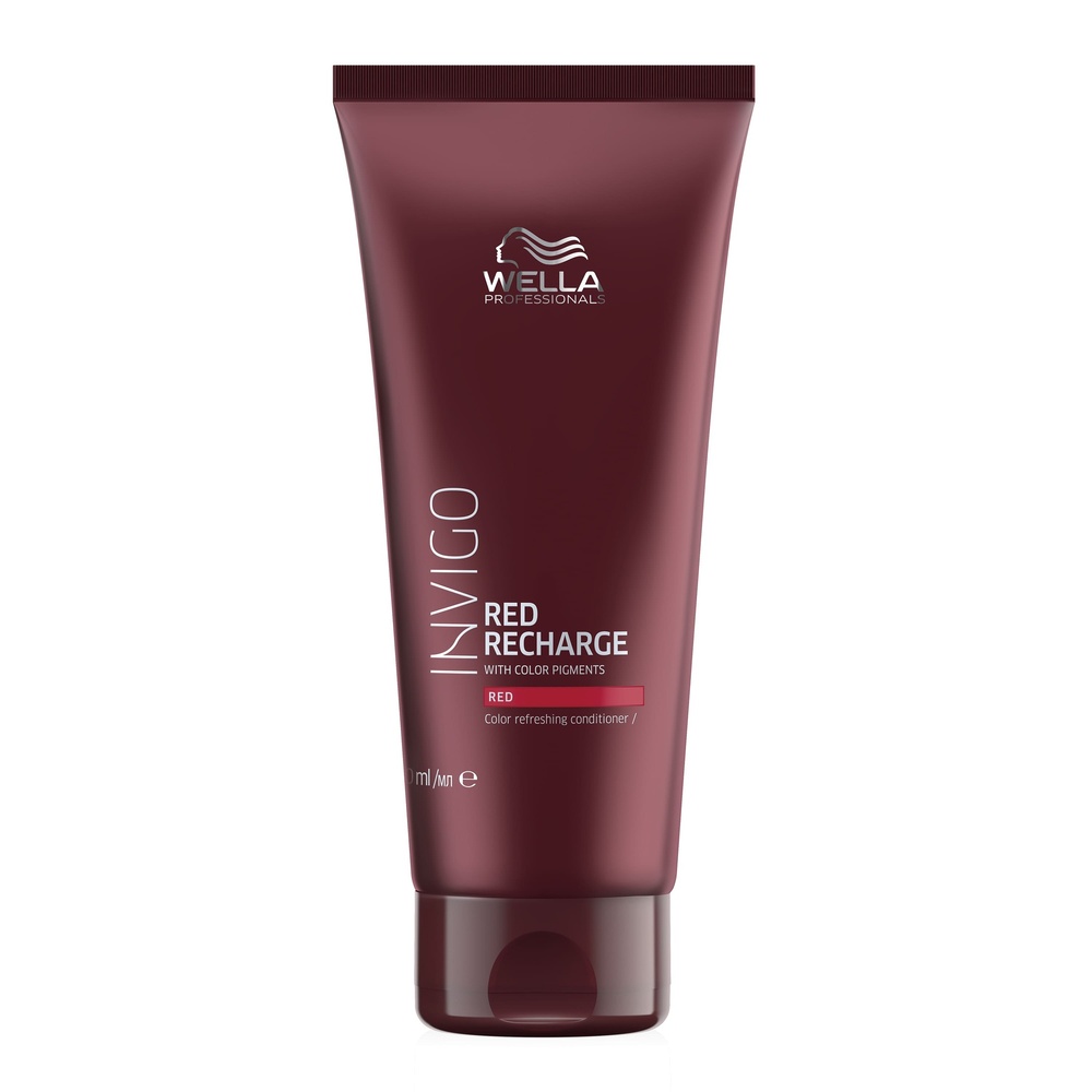 Wella Conditionneur COLOR RECHARGE, pour cheveux bruns/cuivrés, Red 200ml Conditionneur pour cheveux blonds naturels ou colorés