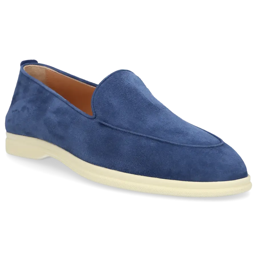 Henderson - Loafer EVA Veloursleder - blau