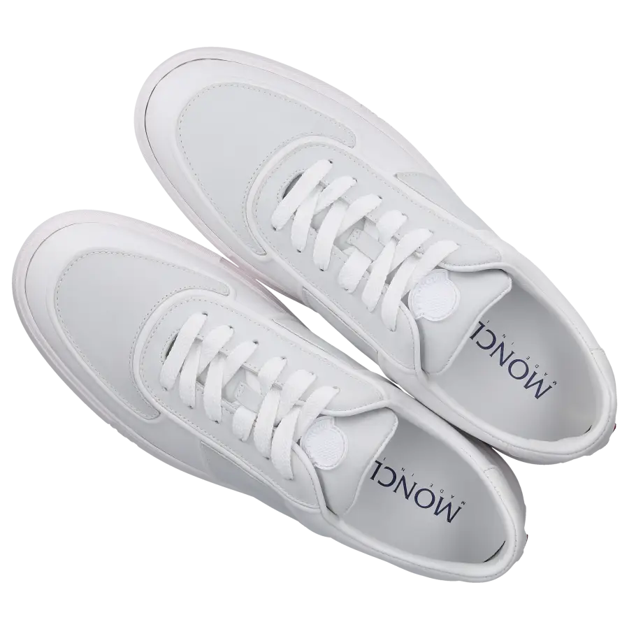 Moncler - Sneaker low NEW YORK Kalbsleder - weiß