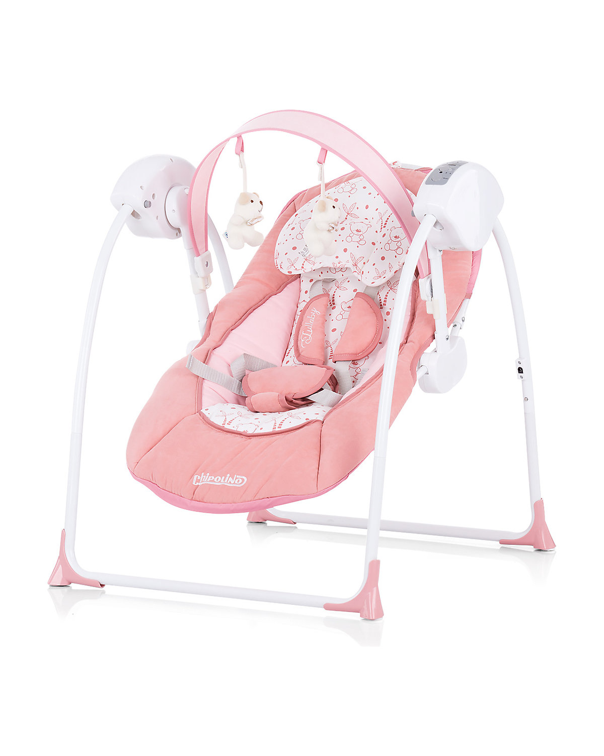 Babywippe Lullaby klappbar Musik Schwingfunktion, Timer, Spielbogen Babywippen