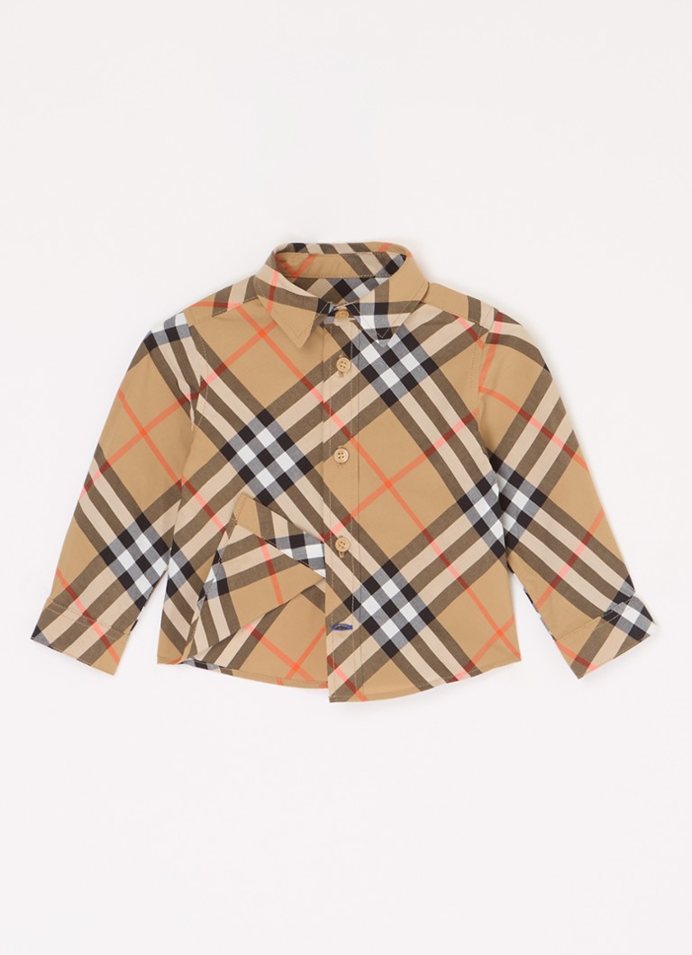 Cămașă Burberry Owen din bumbac organic