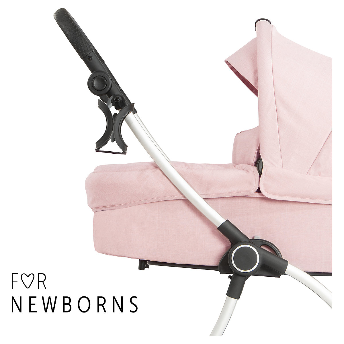 Kinderwagenaufsatz Colibri, Melange Rose