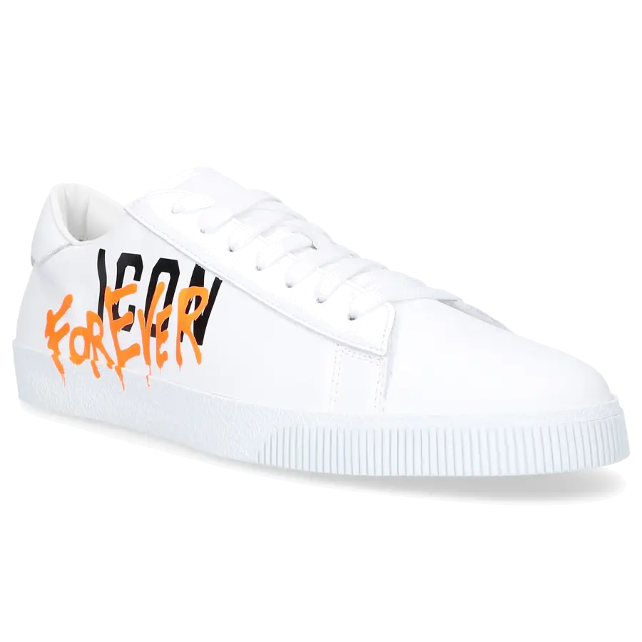 Dsquared2 - Sneaker low ICON CASSETTA Kalbsleder - weiß