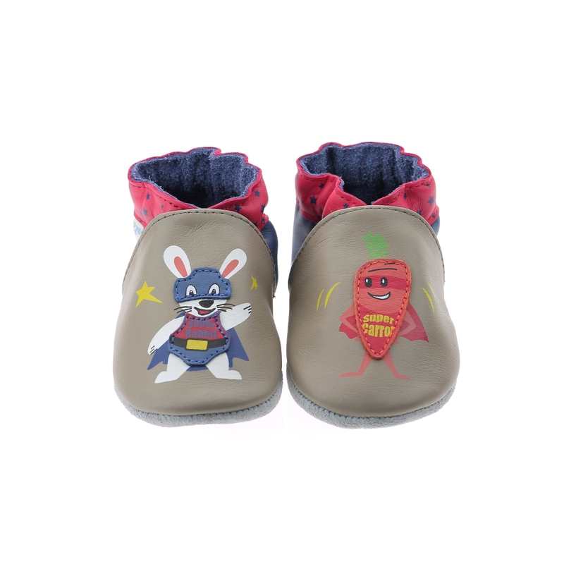 Chaussons cuir Mega Heroes