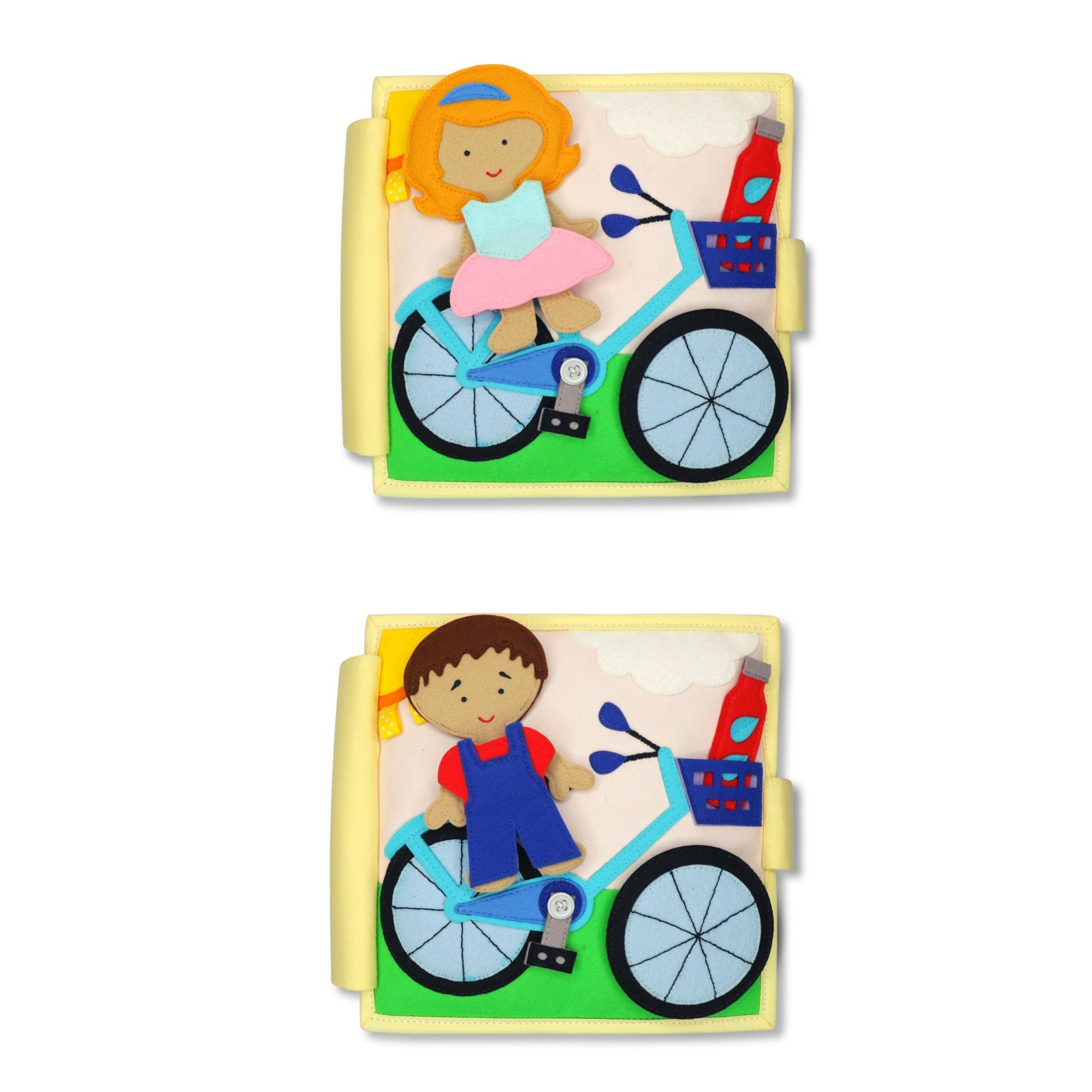 Jolly Designs Stoffbuch Mein Erstes Fahrrad