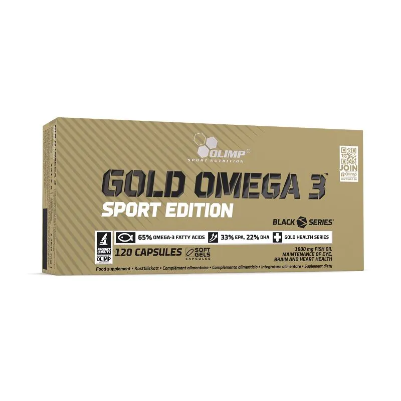 Olimp Gold Omega 3 Sport Edition Συμπλήρωμα διατροφής για αθλητές
