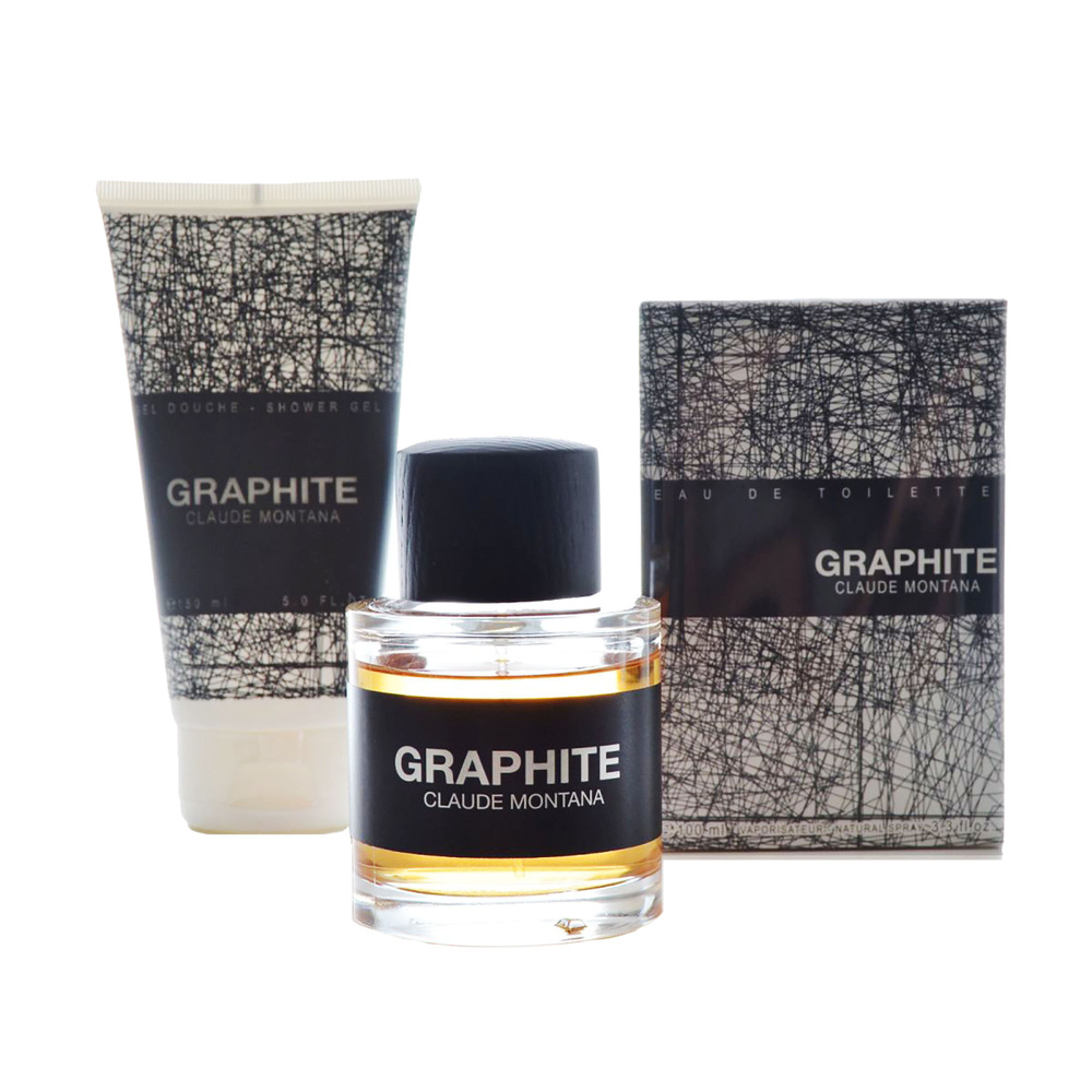 Montana GRAPHITE Coffret EDT Vapo 100ml + Gel douche 150ml Coffret