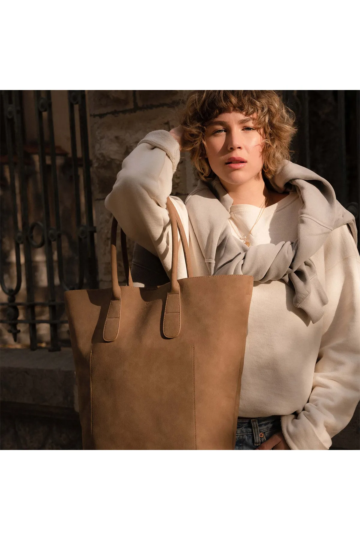 Violet Hamden  Mein täglicher Beige Shopper VH25026