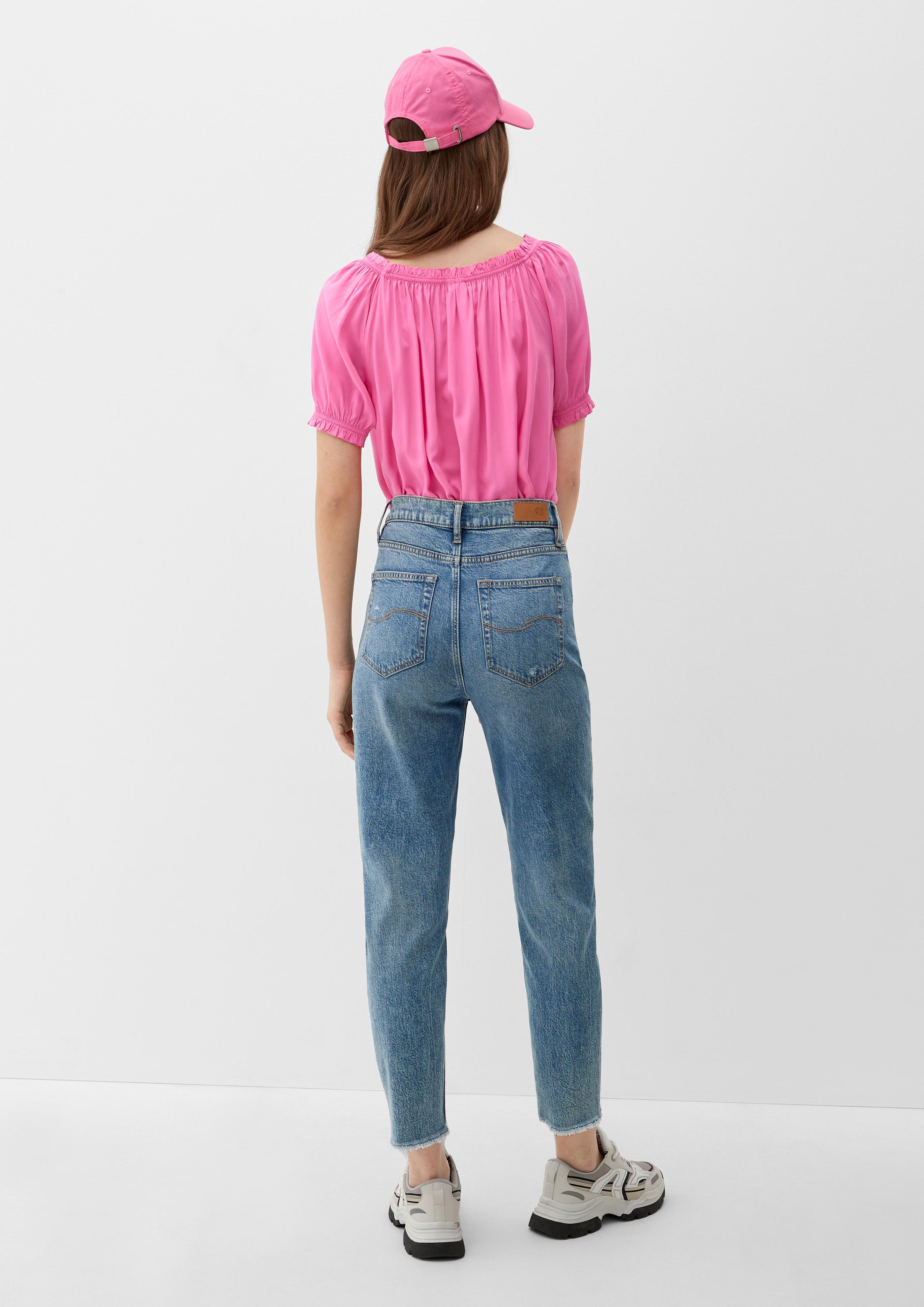 Off Shoulder-Bluse mit Bindeband  2126822-4426