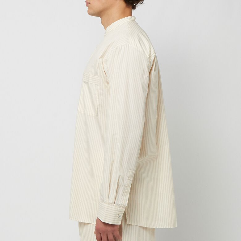 Birkenstock x Tekla Long-Sleeved Shirt wheat stripes