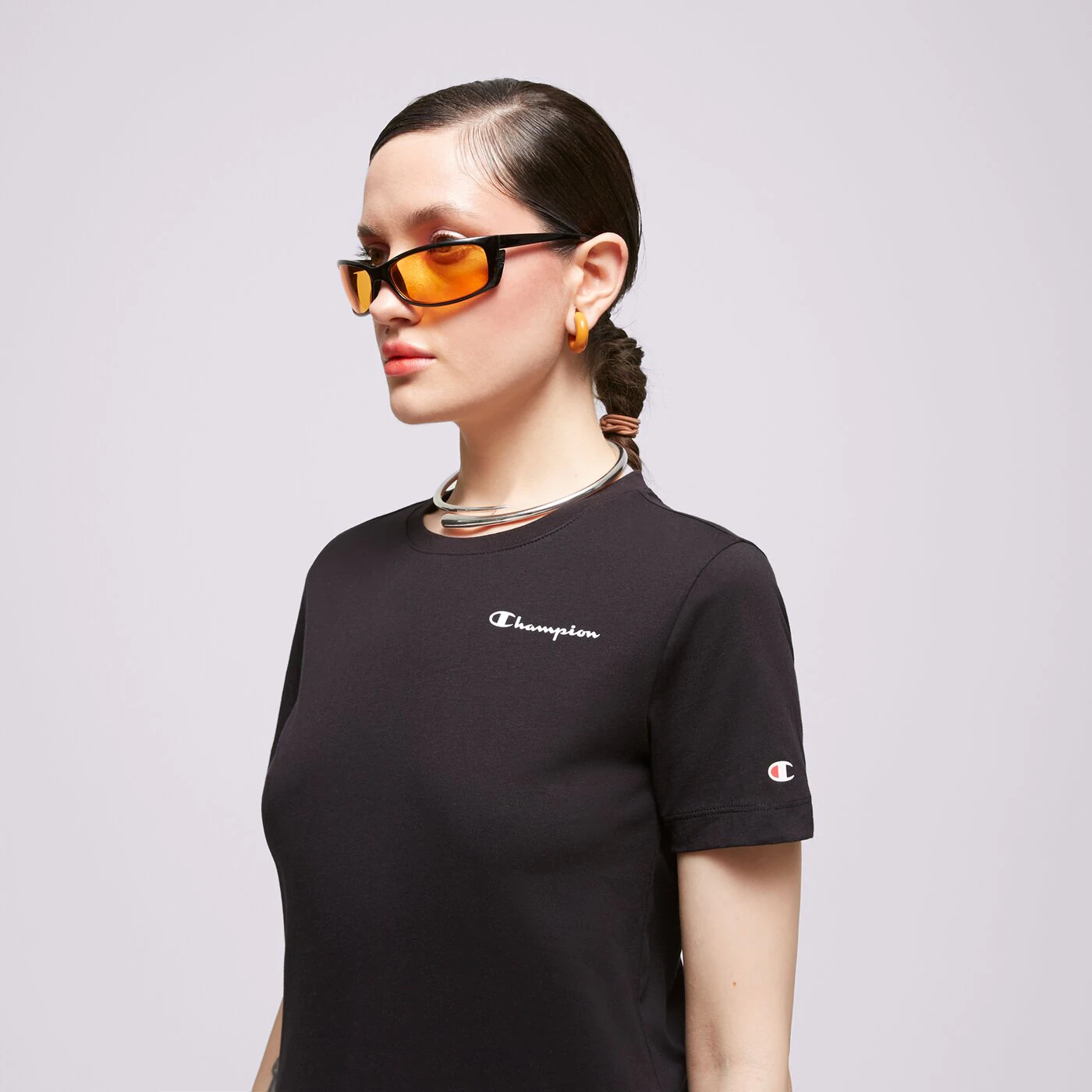 CHAMPION T-SHIRT CREWNECK T-SHIRT Schwarz