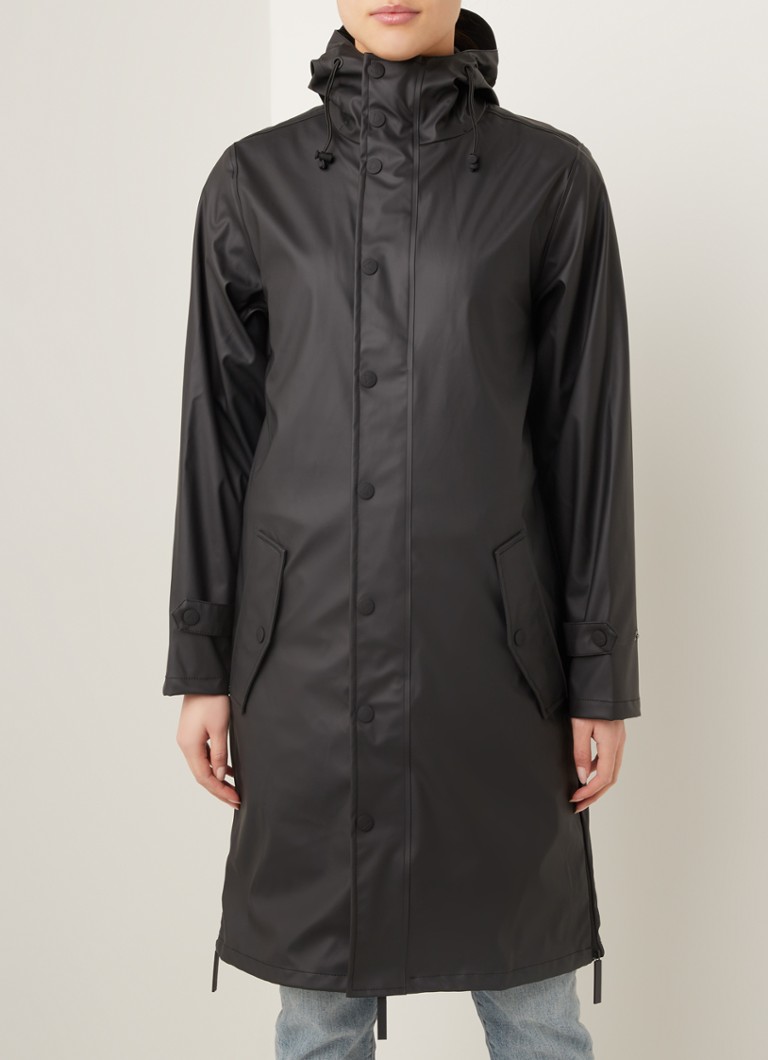 Giacca antipioggia unisex Maium Longline z cappuccio