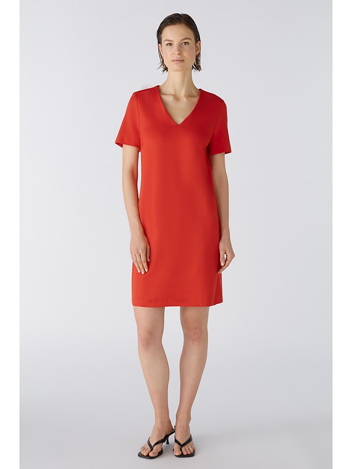 Oui Kleid in Rot günstig kaufen