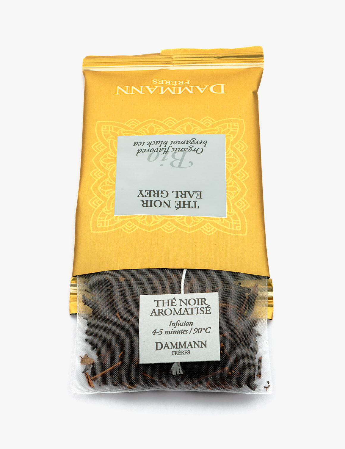 Thé noir aromatisé Earl Grey BIO-24 sachets enveloppés