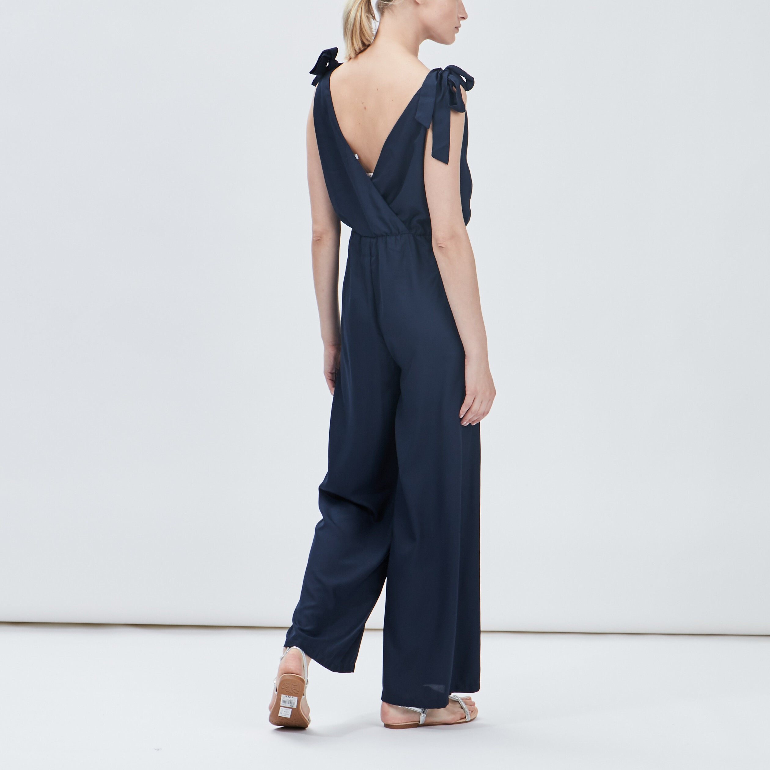 Combinaison pantalon droite bleu marine femme | La Halle