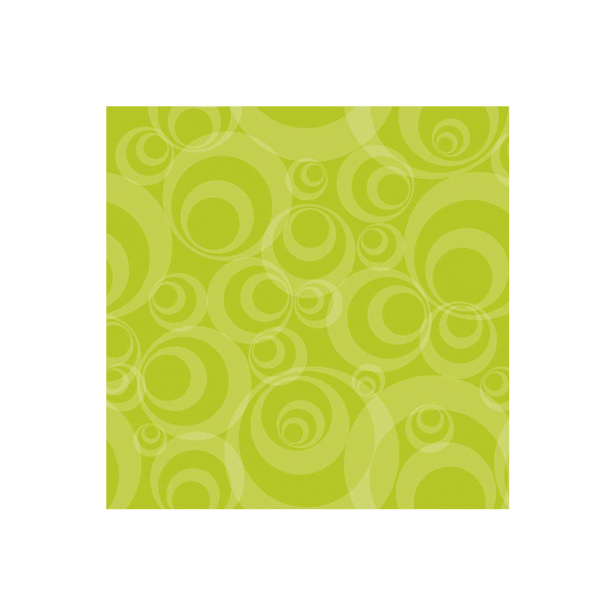 Servietten Grenn Circles, 33 x 33 cm, 3-lagig, 20 Stück