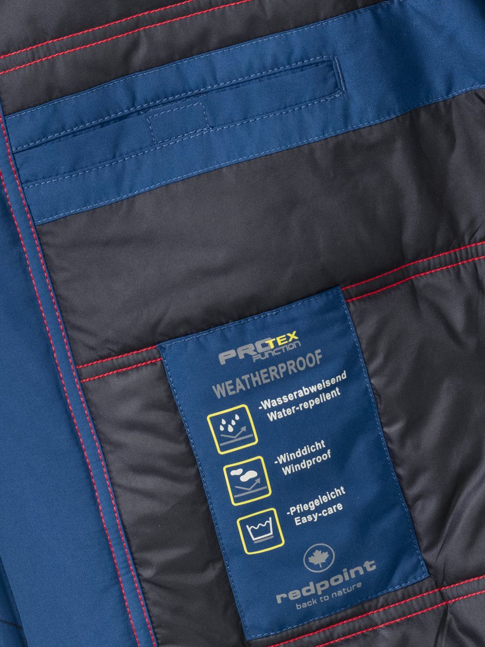 Redpoint Funktionsjacke wattiert aus 100% recycelten Materialien