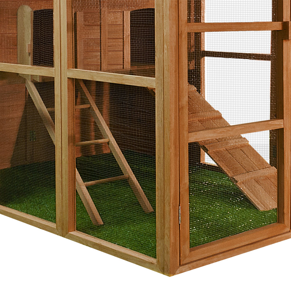 Cadoca Hühnerstall Kleintierhaus 191x151x148cm