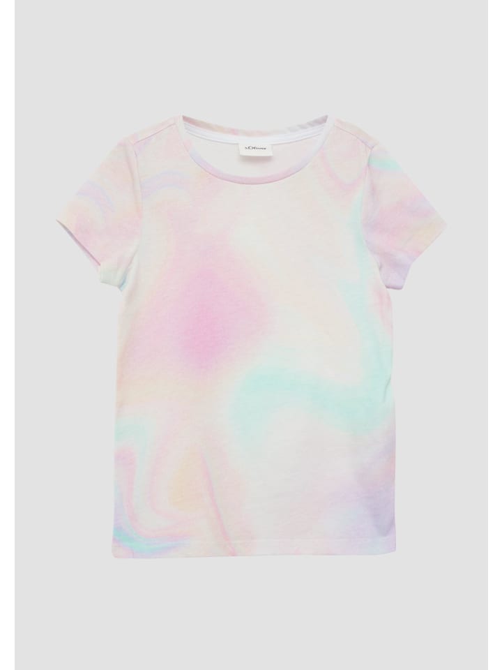 s.Oliver T-Shirt kurzarm in Weiß günstig kaufen