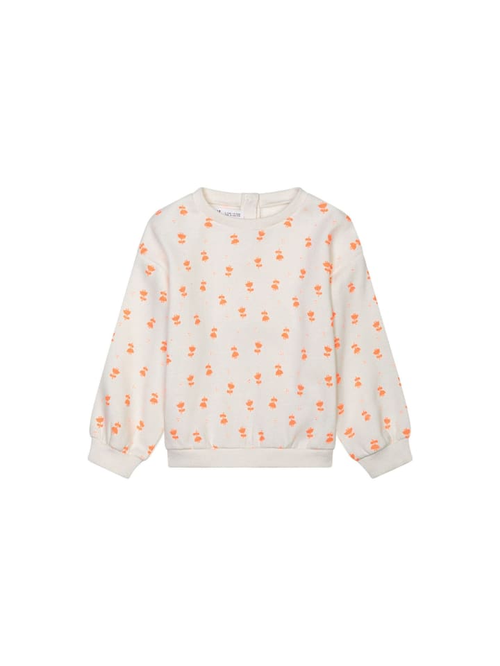 Minoti 2tlg. Outfit: Sweatshirt Fleurs 7 in weiß günstig kaufen