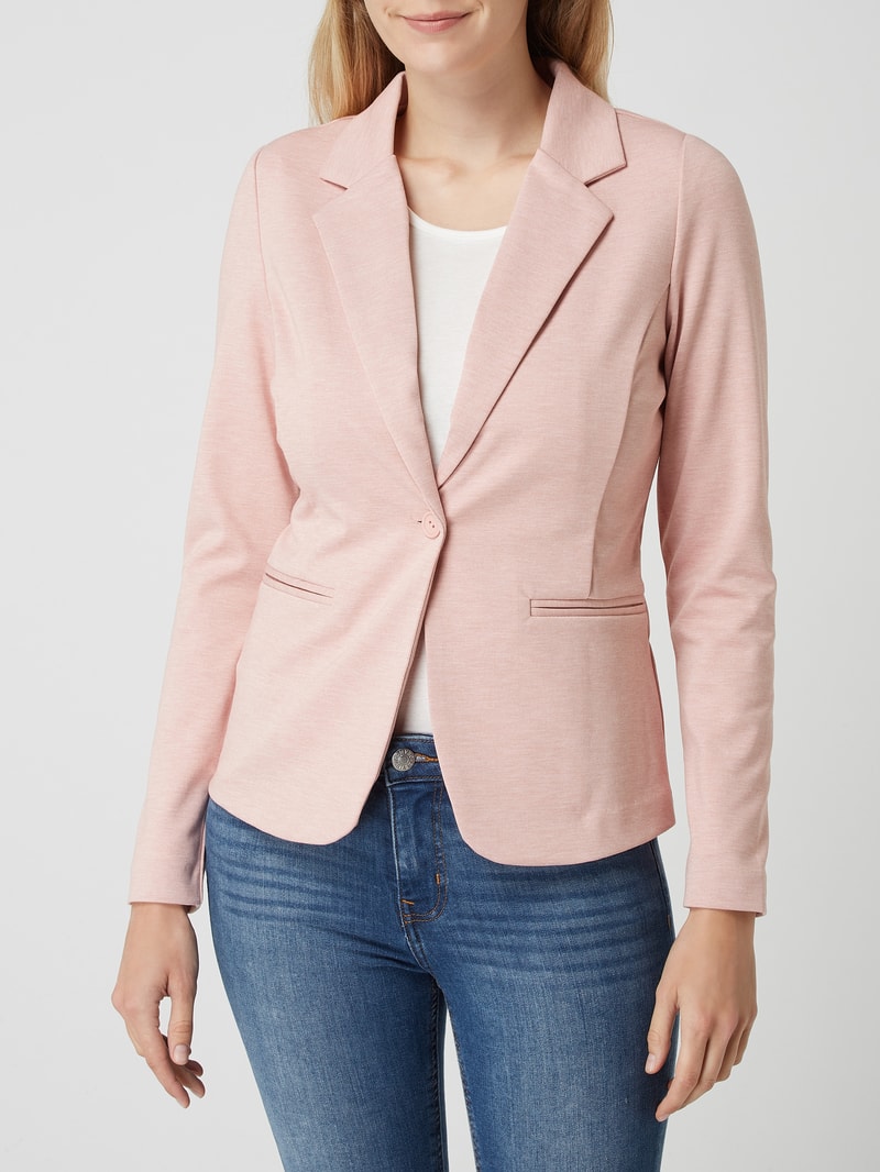 Blazer mit Reverskragen Modell 'Kate' in rosa