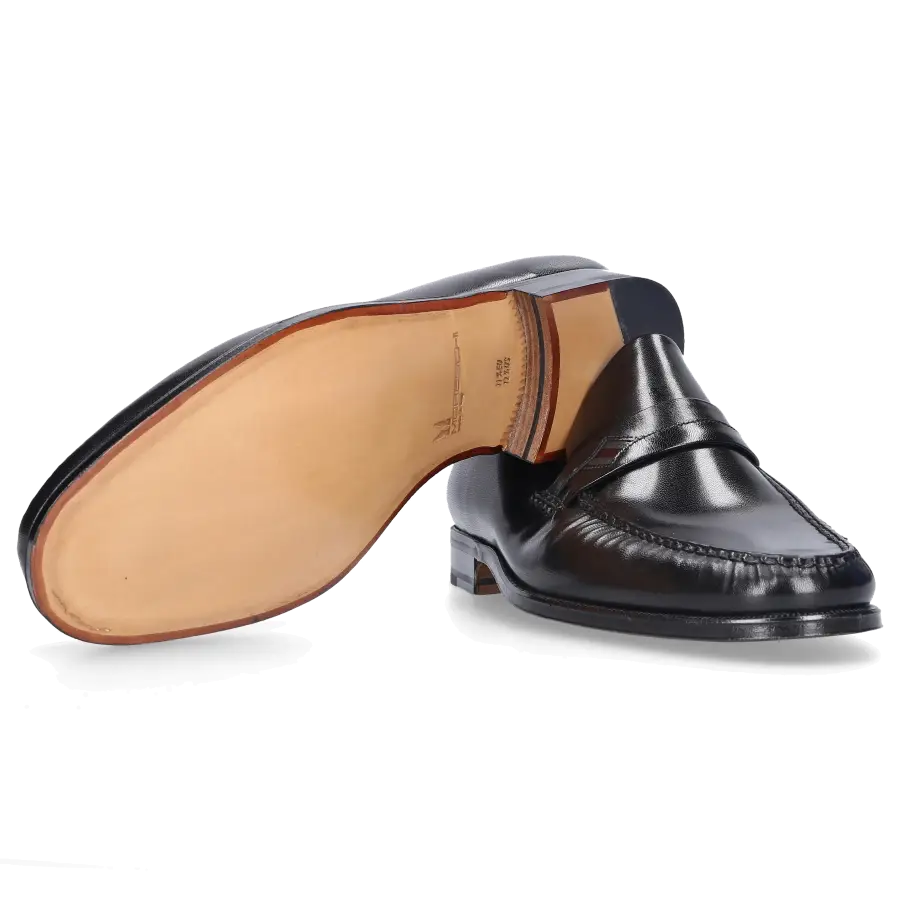 Moreschi - Loafer Kalbsleder - schwarz