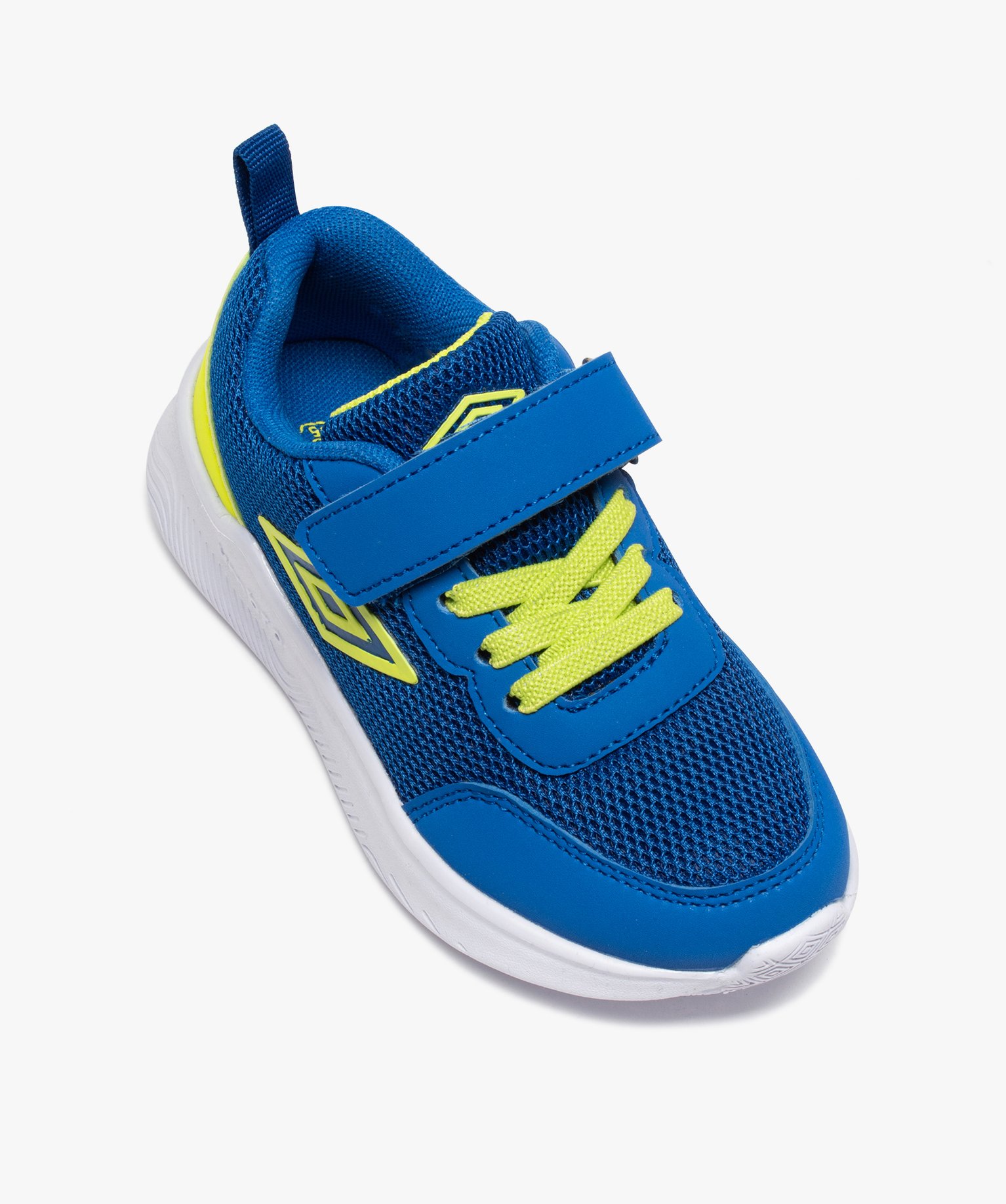Baskets Garçon running bicolores à scratch - Umbro bleu | GEMO