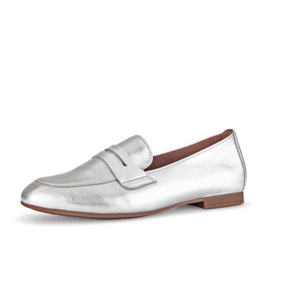 Gabor fashion Slipper silber