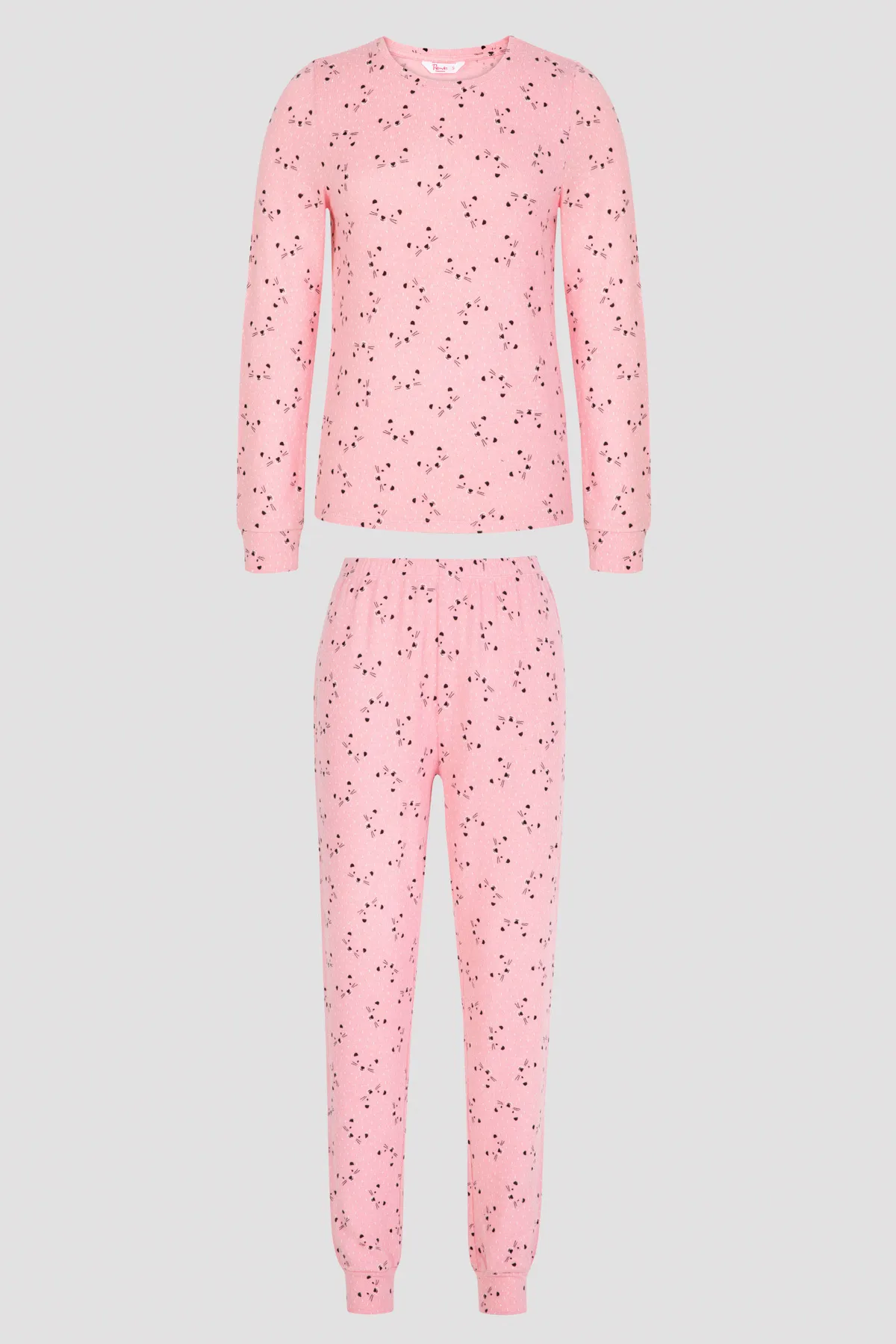 Penti  Thermo-Pyjama-Set mit süßem Gesicht