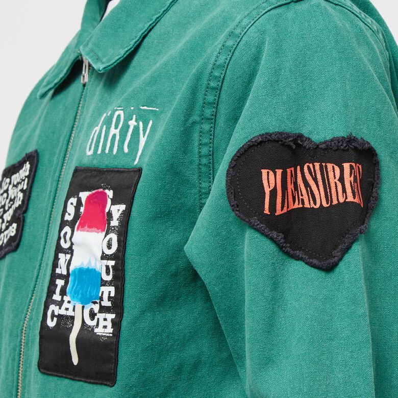 Pleasures Sonic Youth Work Jacket grün