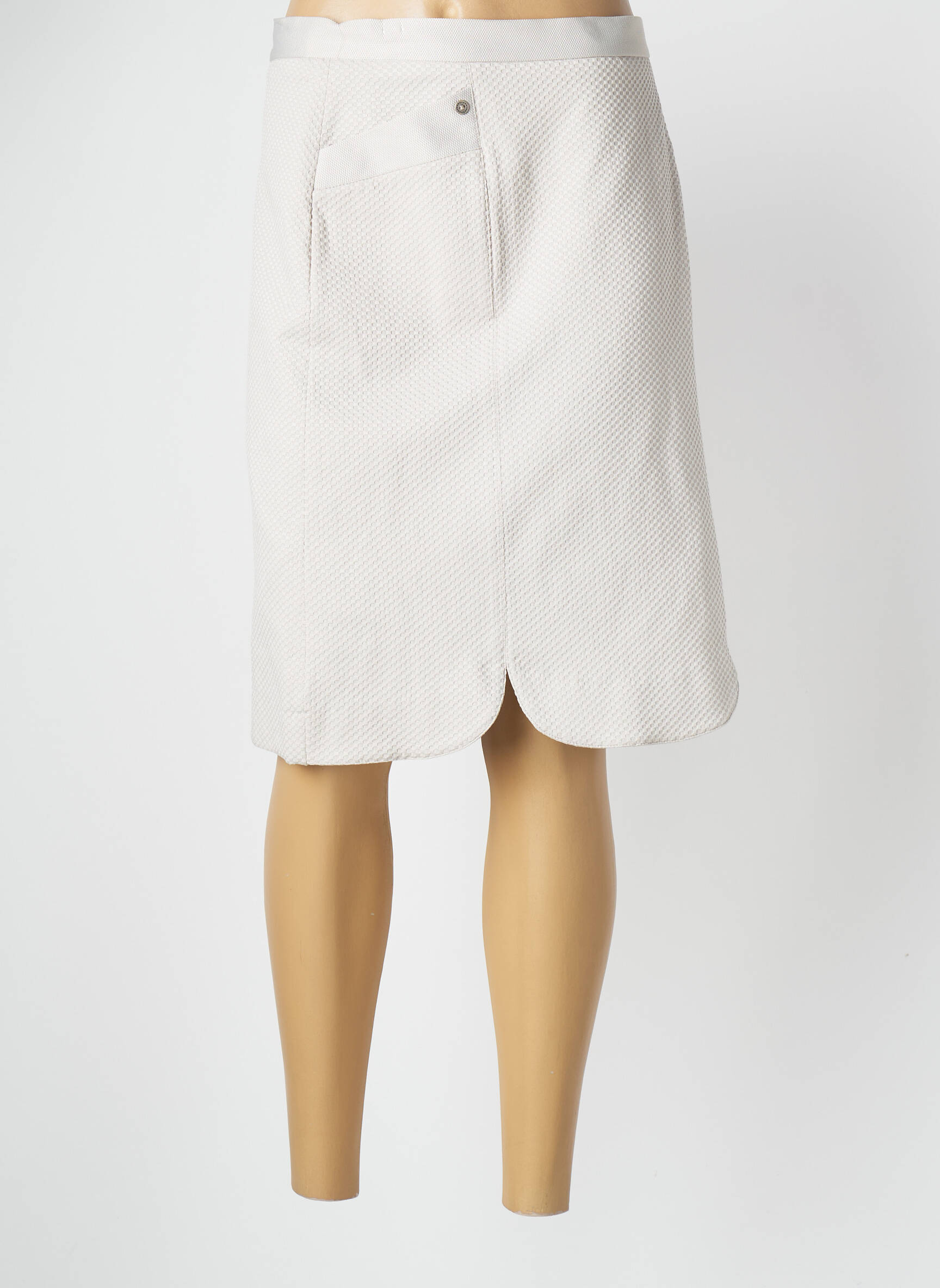 Massy Jupes Mi Longues Femme couleur beige