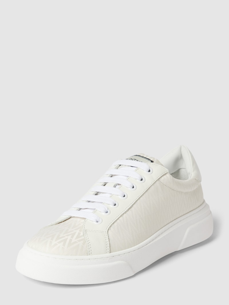 Sneaker mit Schnürverschluss Modell 'STAN' in weiß