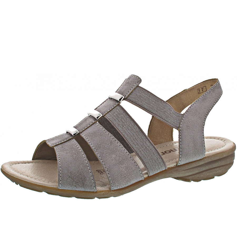 Remonte Damen Schnürbooty R3644-90 Grau grey/antique-silver