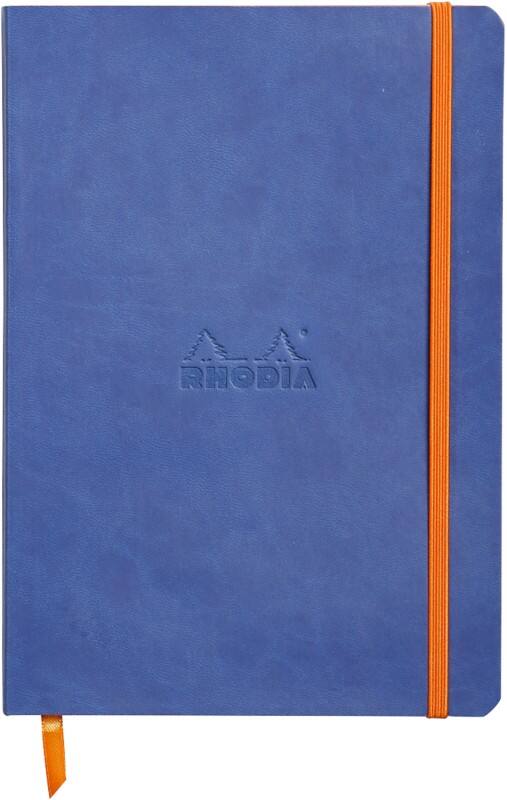 Rhodia Notizbuch DIN A5 Liniert Blau Nicht perforiert 160 Seiten 80 Blatt
