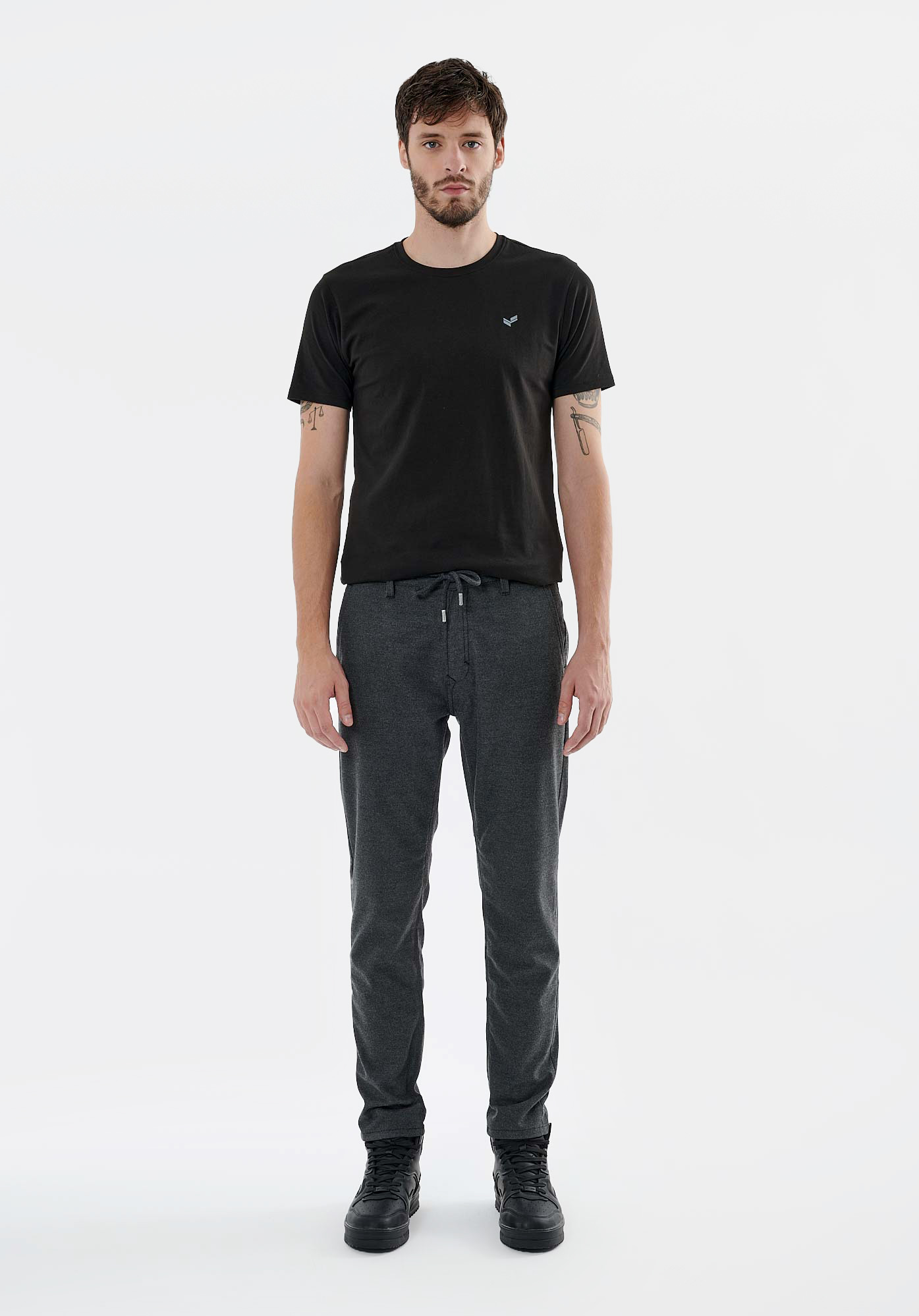 IRWIX  Jean slim relaxed gris homme