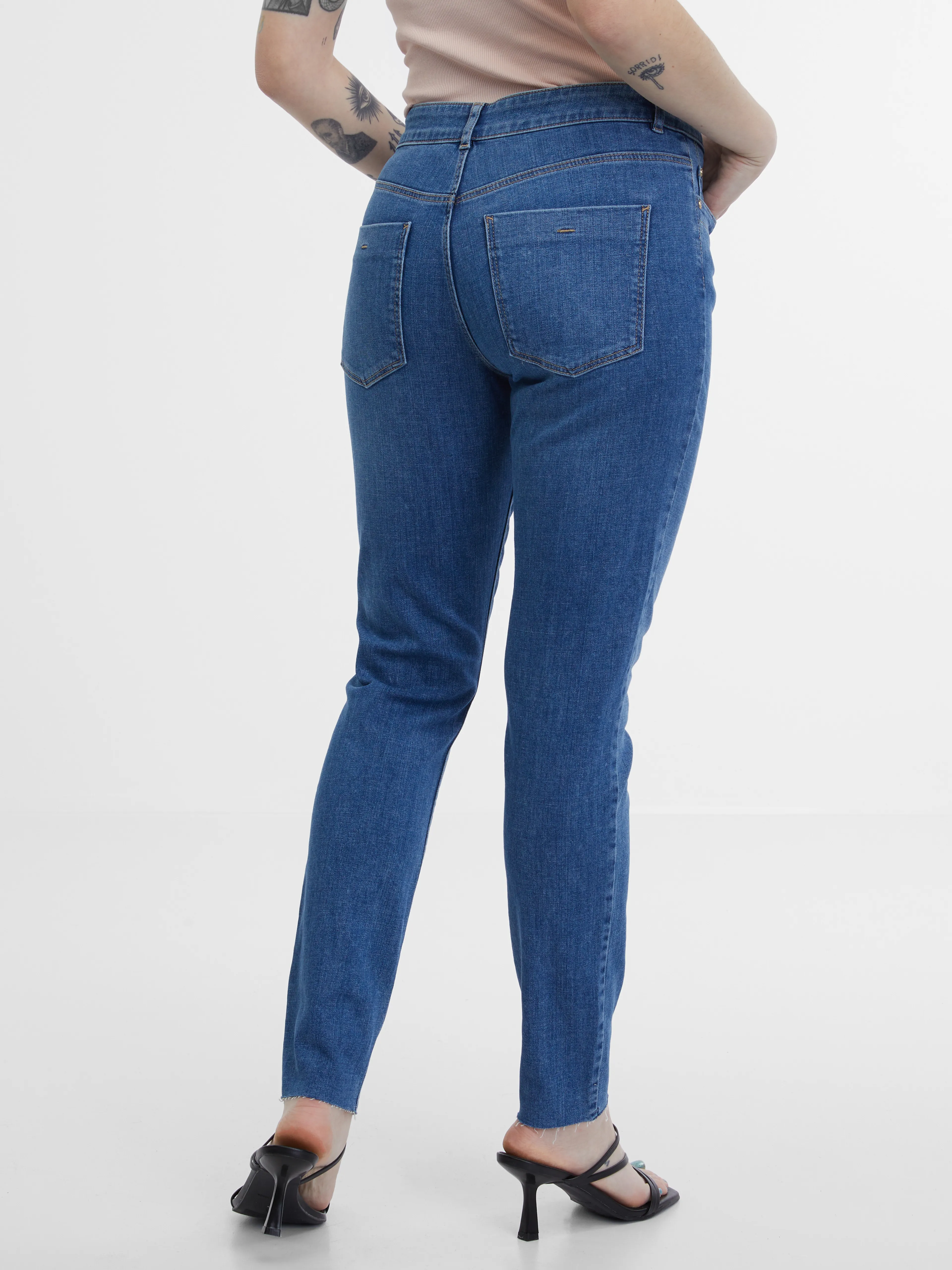 Blaue Damen Skinny Fit Jeans ORSAY