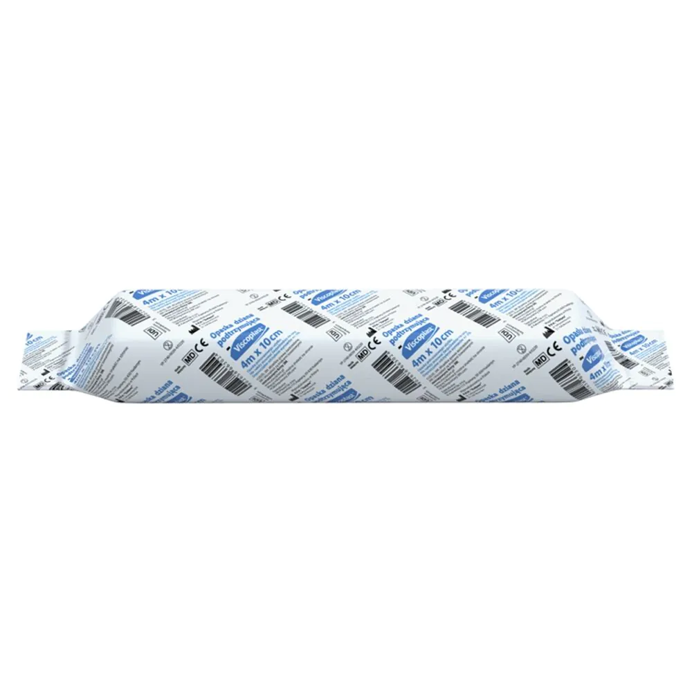 Viscoplast, bandagem de suporte tricotada, 0,1 x 4 m