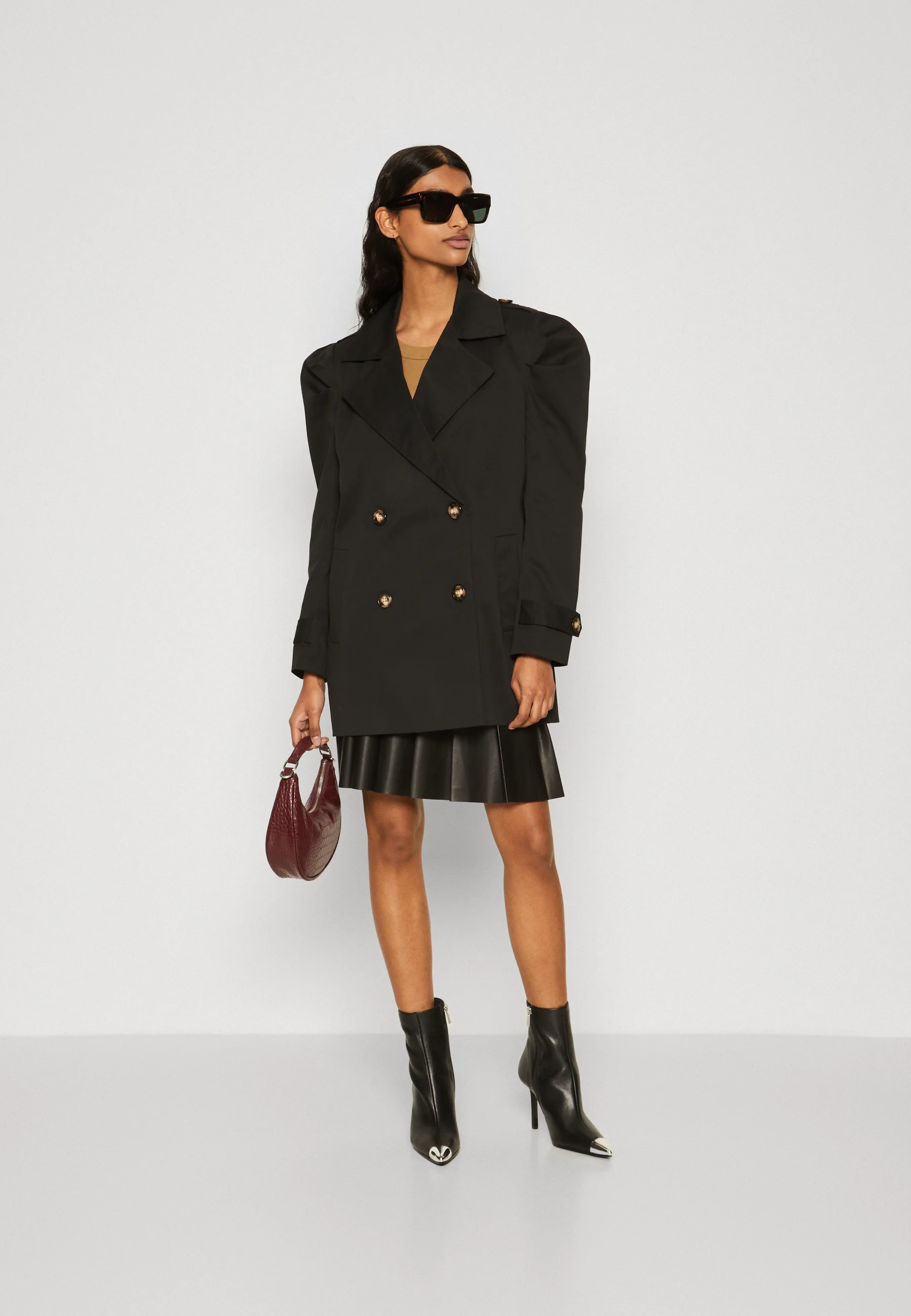 ONLY Petite ONLORCHID MANGA ABULLONADA - Gabardina