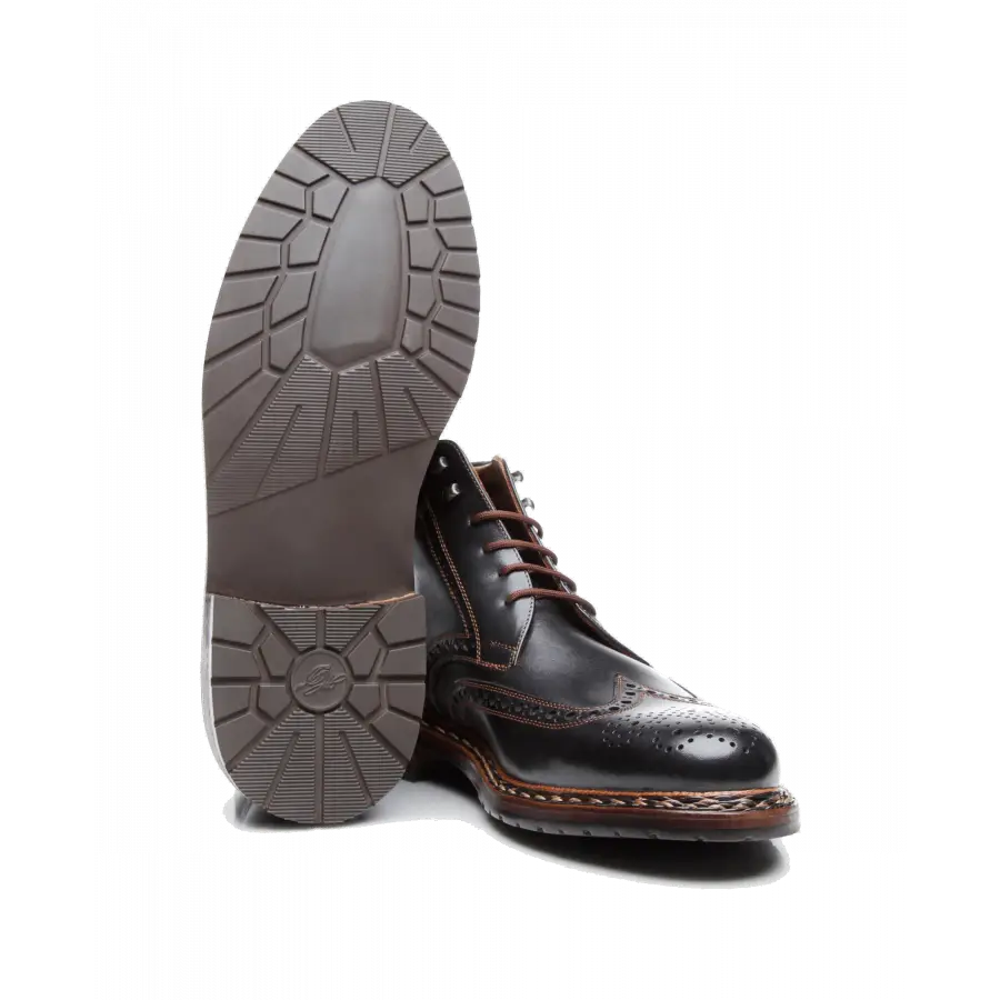 Heinrich Dinkelacker - Stiefeletten BUDA FULL-BROGUE SC Soft calf - schwarz