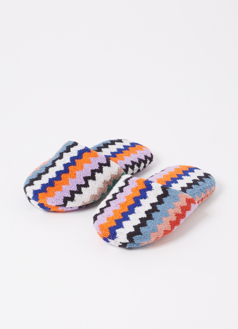 Kapcie Missoni z nadrukiem graficznym