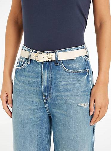 TOMMY HILFIGER Damen Ledergürtel LUXE 3.0